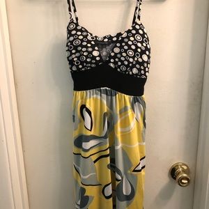 My Michelle Black and Yellow dress